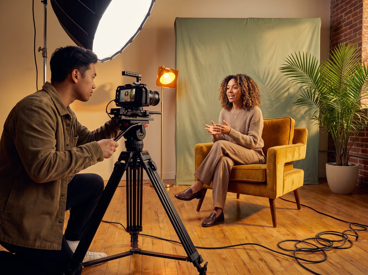shooting at the ISDA studio